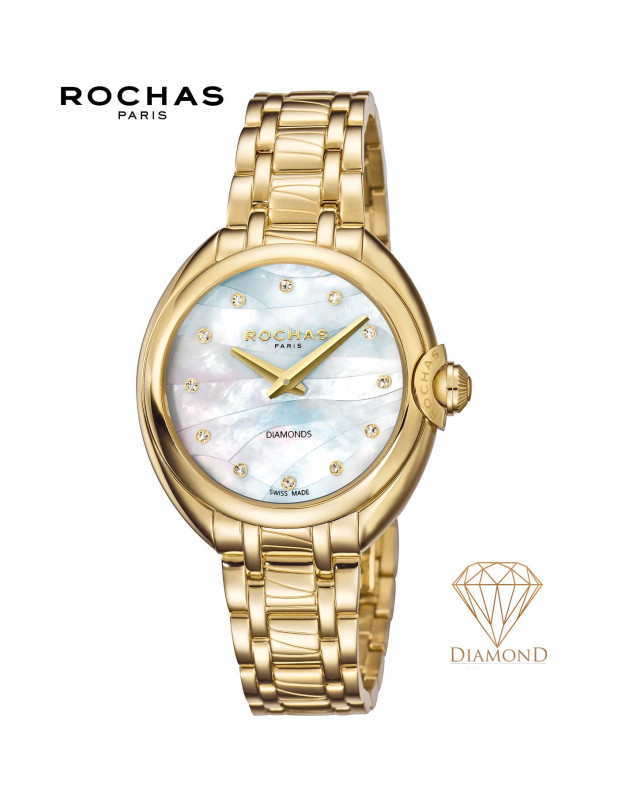 ROCHAS Ladies Diamond Watch